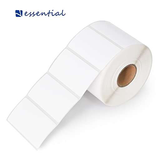 ESSENTIAL 2.25"x 1.25" (57mm ×32mm) White Direct Thermal Barcode Labels, Shipping Labels, Compatible with Zebra & Rollo Label Printer, 1000 Labels of Roll (1 Roll) image 4