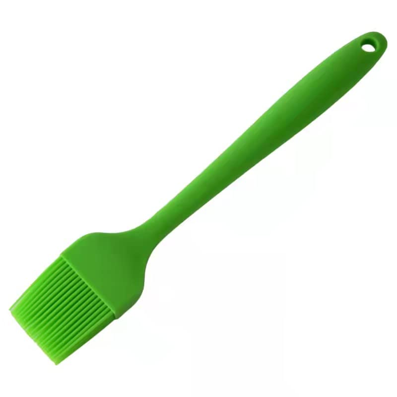 MobFest® Food Grade Silicone Basting Pastry Brush Heat Resistant BBQ Grill Barbecue Kitchen Baking Oil Brush for Cooking, 10.5 Inch, Large (1)