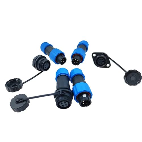 Conector IP68 SP13 docking de 7 pines para prolongación de cables 7