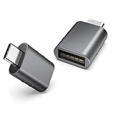 USB C to USB Adapter Pack of 2, USB 3.0 Female to USB A Converter, Type C Adapter USB Hub Splitter for Laptop Tablet Phone and More Type C Devices