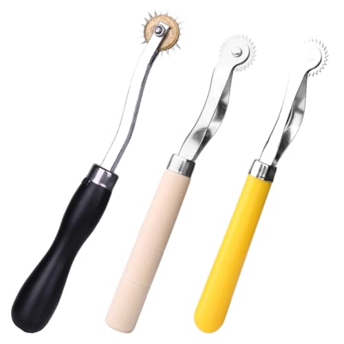 LUNARM 3 Pcs Tracing Wheel Sewing Tool, Needle Point Tracing Wheel, Random Color Tracing Wheel Sewing Tool...