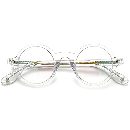 HEPIDEM Acetate Men Vintage Round Optical Glasses Frame Spectacles Optical Eyeglasses Zolman