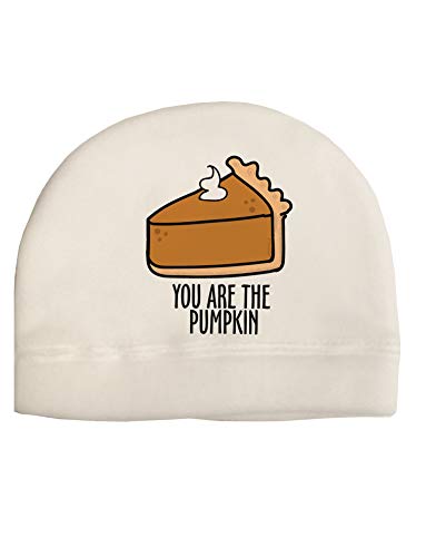 TOOLOUD You are The Pumpkin Thanksgiving Christmas Child Fleece Beanie Cap Hat White