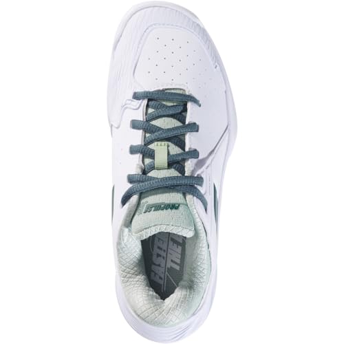 Babolat Junior Propulse 3 All Court Wimbledon Limited Edition Tennis Shoes (White/Dark Green)4