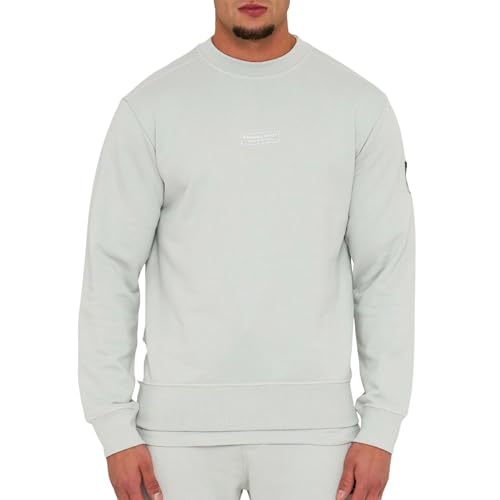 Image of Marshall Artist Mens Siren Crew Sweater Dove Grey M