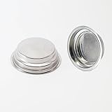 50mm 1-Cup Dual Wall Pressurized Espresso Filter Basket - Compatible with Breville Cafe Roma (ESP8), 800ES, ESP6, BES200/250/400/820/830 for Mr. Coffee Cafe Barista For Cuisinart EM100