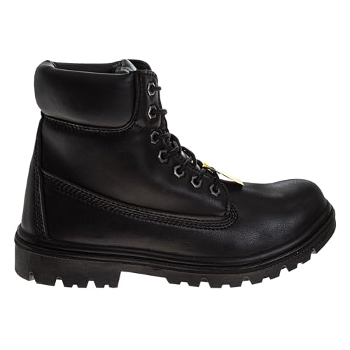 Image of Avalanche Steel Toe Work Boots for Men EverFit Comfort Technology - Anti Slip Grip Heavy Duty Leather Boot Safety Industrial Workwear Construction