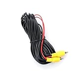 Cámaras de Marcha atrás Cable AV con Arnés 10 M para Vídeo para RCA para Aparcamiento Coche, Cámara Visión Trasera Monitor DVD Disparador 6 M cámara Trasera(2pcs)