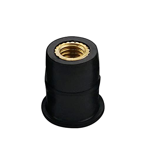 10Pcs M5 Well Nuts Fairing Fasteners Windshield Motorcycle Accessories Screws Rubber And Steel Parts Windscreen Nuts #TOP3