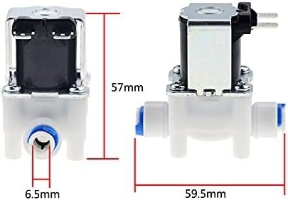 Électrovanne électrique normalement fermée DC 12V interrupteur débit eau distributeur 1/4