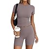 Trendy Queen Womens 2 Piece Workout Sets Short Matching Lounge Sets Summer Clothes Going Out Gym Outfits