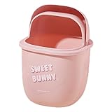 EPIGEIST Desktop Mülleimer Cartoon Hase mit Deckel Mini Abfalleimer für Schreibtisch Süßer...