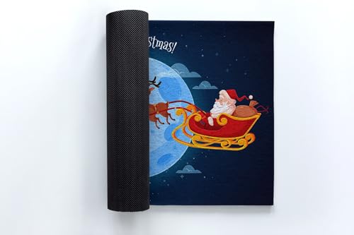 Tapis résistant antidérapant 60x40cm pour stopper la boue de Noël Tulup