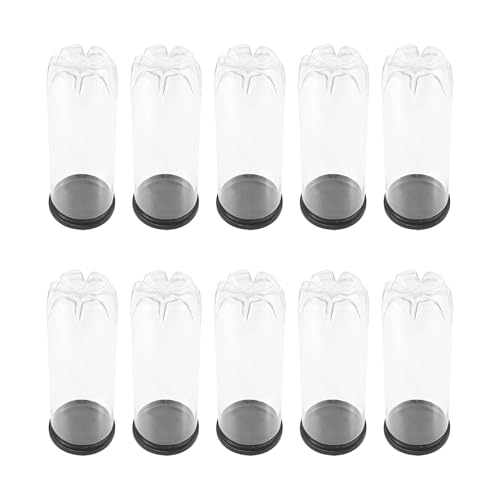 Tube porte-balles de golf en PVC transparent avec capuchon pour terrain de tennis