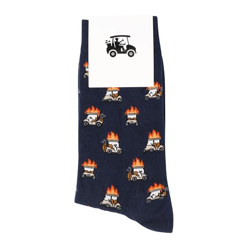 ZEETY Cart on Fire Golf Socks