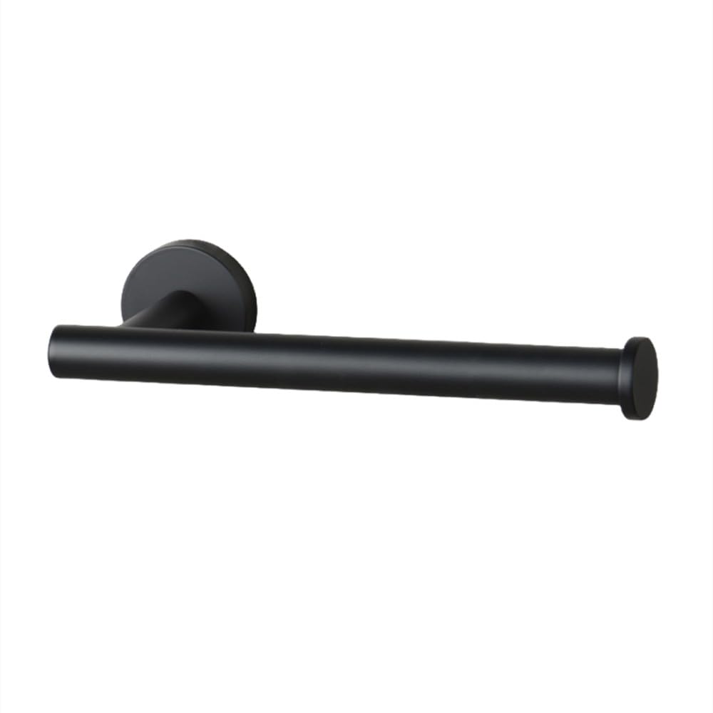 Anneau de serviette noir mat et kit de quincaillerie murale luxe