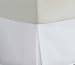 Divatex 200-Thread Count Queen Bed Skirt/Dust Ruffles, White