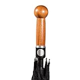 Security SELFDEFENSE Umbrella City-Safe - for self defense, assembled in USA, German woodhandle