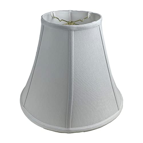 Image of Royal Designs, Inc. BSO-704-18LNWH True Bell Basic Lamp Shade, 9 x 18 x 13.6, Linen White