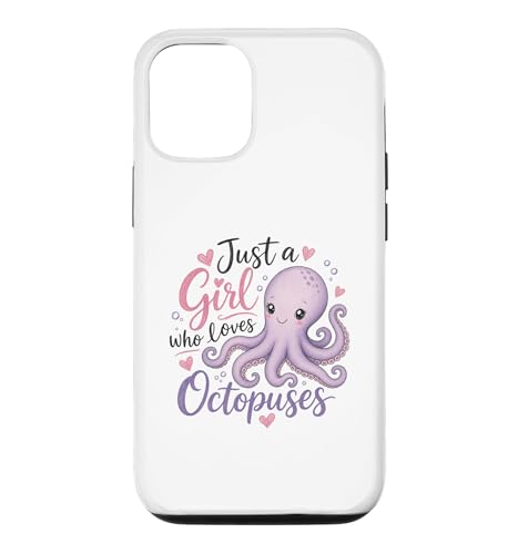 Just A Girl Who Loves Octopuses cute kawaii Cute Octopus �X�}�z�P�[�X iPhone 12/12 Pro �p