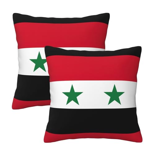 Housse de coussin république arabe syrienne impression haute définition lit