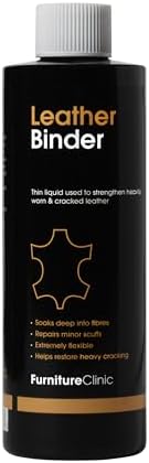 Furniture Clinic Leather Binder - A Liquid Filler That Can Be Used to Strengthen Heavily Worn or Cracked Leather (250ml)