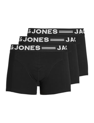 Bóxer Hombre Jack & Jones Sense Pack 3 Ideal para Oficina Deporte y Descanso
