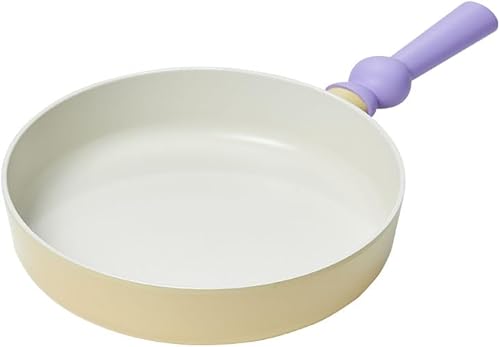 NEOFLAM Better Finger Macaroon Color Amarillo Sartén de aluminio fundido de 10 pulgadas de inducción (IH) NEOFLAM Better Finger Macaroon Color Amarillo Sartén de aluminio fundido de 10 pulgadas de inducción (IH)