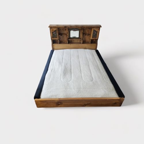 2 Piece Standard Slate Fabric Padded Rail Caps