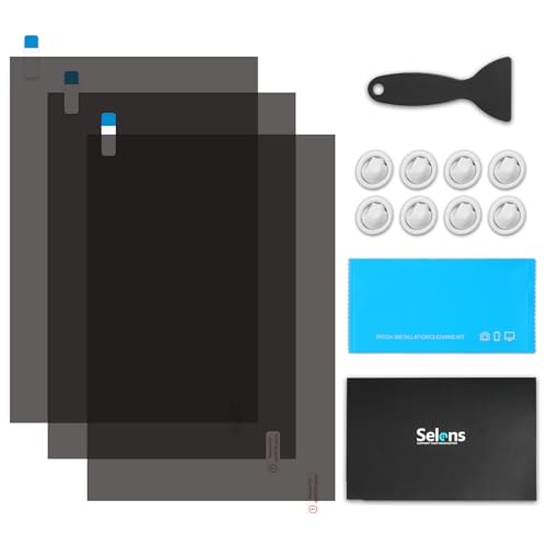 Selens 偏光フィルムシート 20x30cm 3枚 粘着 線形偏光フィルター 液晶スクリーン/教育物理学用