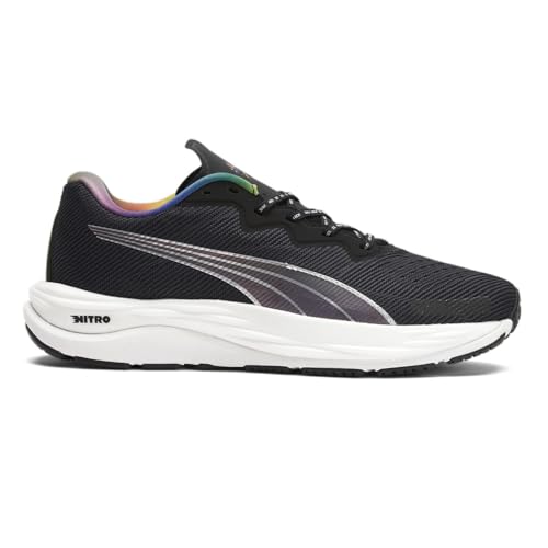 PUMA Womens Velocity Nitro 2 Out Running Sneakers Shoes - Black - Size 9.5 M