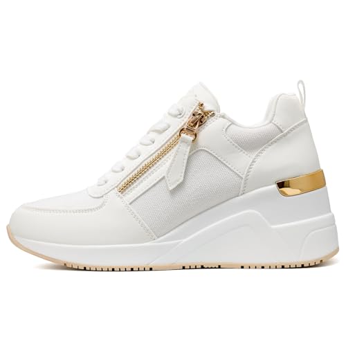 Image of High Heel Wedge Sneakers for Women