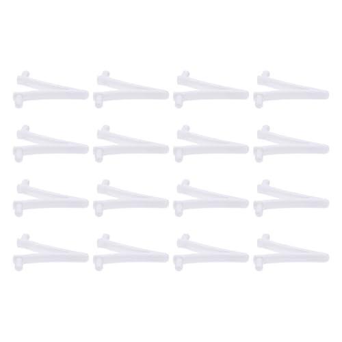 GLEAVI Clips en V para Piscina de Plástico Abs, Repuesto para Cepillo y Rastrillo de Hojas, Pack de 24 Unidades, Accesorio de Fijación para Limpieza y Mantenimiento de Piscinas y Spas
