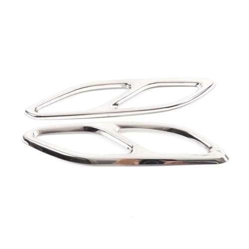 Finitions de pot d'échappement argent brillant pour Benz CLA W118