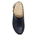 Dansko Women's Merrin Sling-Back Mule Clog - Dual Density Cork/EVA Midsole and Lightweight Rubber Outsole Provide Durable and Comfortable Ride on Patented Stapled Construction Black 11.5-12 M US