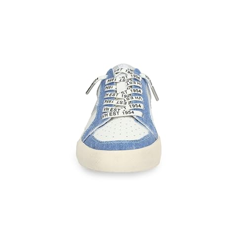 Image of VINTAGE HAVANA Womens Reflex Slip On Casual Fashion Sneakers - Denim Pink Pop, 7.5