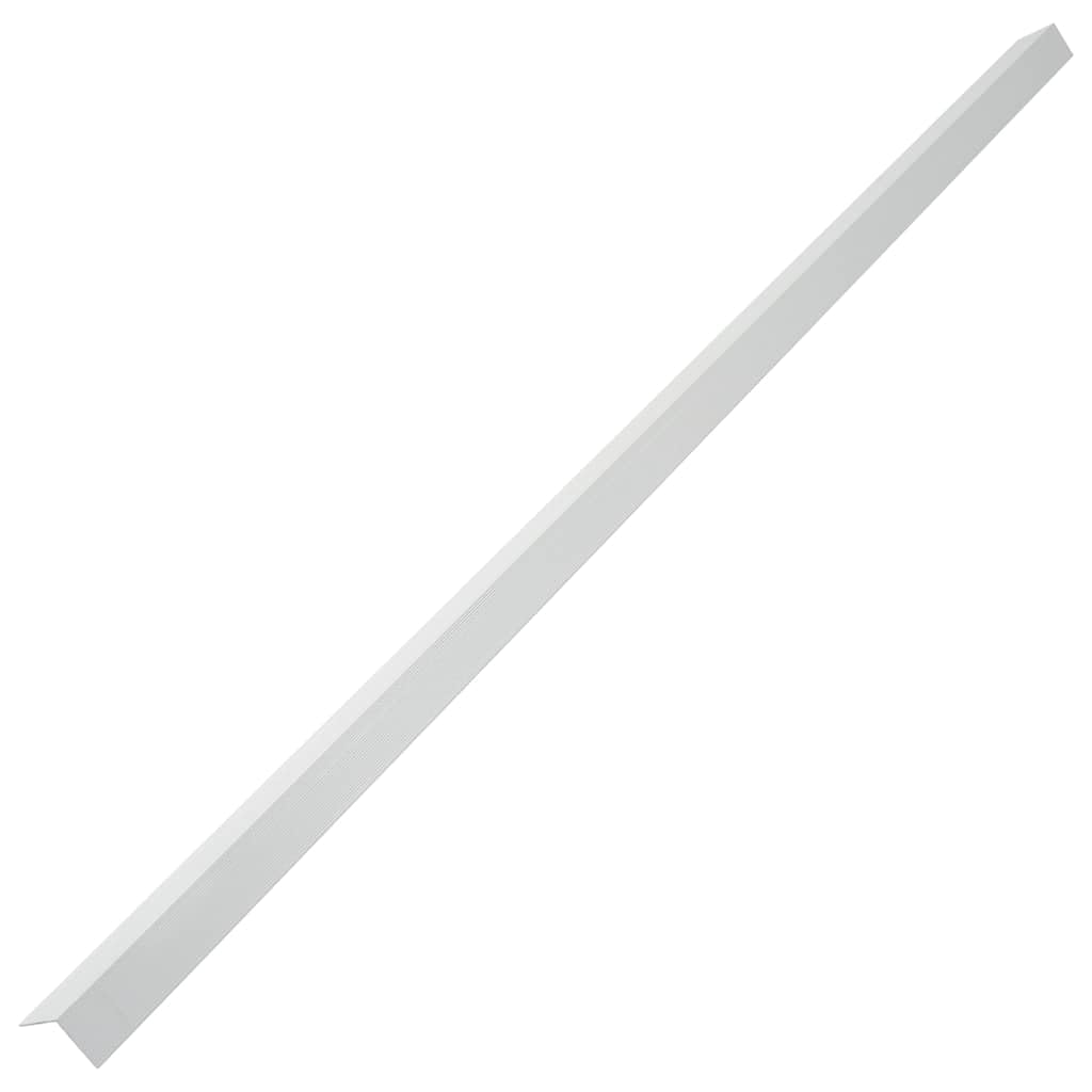 Aluminiowy profil kątowy 170 cm 5 szt. srebrny | Do krawędzi tarasu WPC, ochrona krawędzi, profil L, odporny na warunki atmosferyczne, odporny na korozję