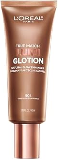 L'Oreal Paris Makeup True Match Lumi Glotion, Natural Glow Enhancer, Illuminator Highlighter, Bronzing Drops For a Sun-Kissed Glow, 904 Deep