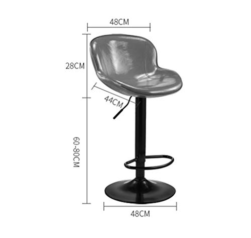 Tabouret élevé d'ascenseur durable MU chaise haute robuste pour comptoir de bar - 7