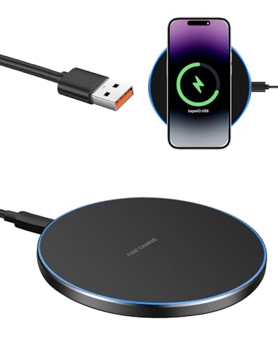 35W Chargeur Induction sans Fil Rapide Compatible avec iPhone 17 16 15 Pro Max,Galaxy S25 Ultra S24 Plus S23 FE, Google Pixel 9/8 Pro, Chargeur sans Fil Rapide pour...