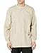 Cherokee Men Warm Up Scrubs Jacket Workwear Originals Snap Front 4450, M, Khaki