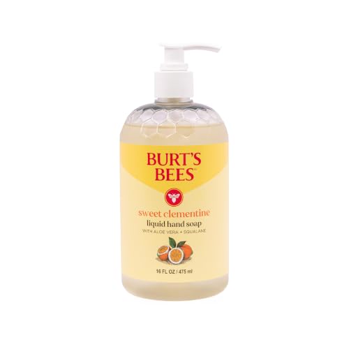 Burt's Bees Moisturizing Liquid Natural Hand Soap, Sweet Clementine Scent - image 1