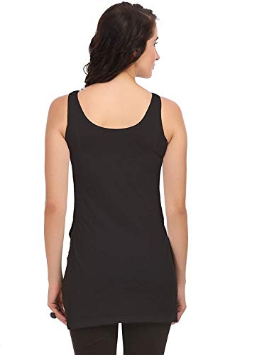 Image of ICEDIVE Women's Cotton Stretch Camisole | Fabulous Inners | Soft,Lightweight & Breathable Fabric |Ideal,Layering, Sleepwear & Lounge Use in,