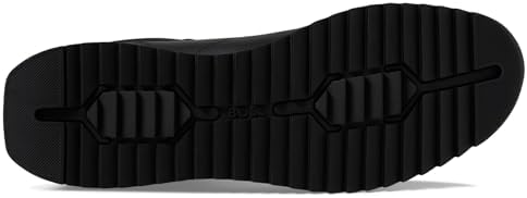BOSS Men's Zayn Low Profile Leather Mesh Sneaker, Black Storm, 11 | Image 2