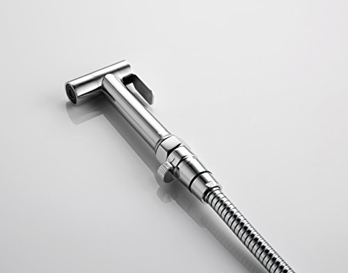 Ousun Shower Head Flow Control Valves G1/2 Brass Shower Head Shut-Off Valve For Shower Head Hand Shower Bidet Sprayer Chrome Finish (Half-Moon Handle-1) #TOP3