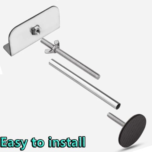 Varilla de soporte ajustable para reforma de lavabo de baño común 5