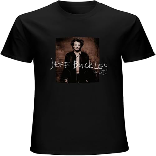Photo de XAWHIS ELU Lswer Men's Jeff Buckley You and I Personalized Big Comfortable T-Shirt Black L