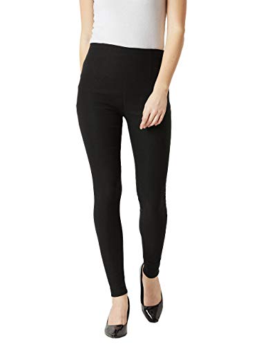 Image of Miss Chase Women's Maroon Solid Skinny High Waist Jeggings