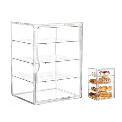 GOEDCH Caja de almacenamiento de pan acrílica