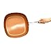GOTHAM STEEL Square Chefâ€™s Frying Pan, 12.5â€ , with Ultra Nonstick Copper Coating â€“ 25% More Space than Traditional Round Pans, Dishwasher & Oven Safe, As Seen on TV